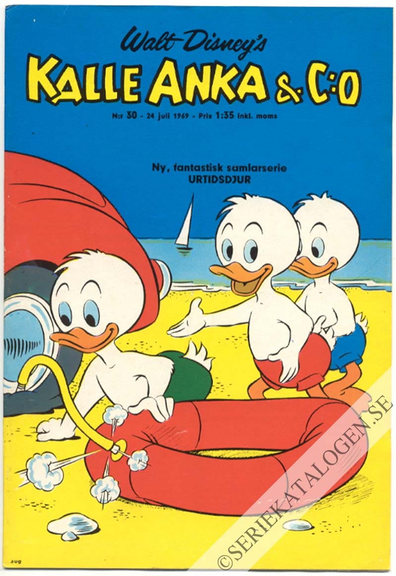 Framsida på Kalle Anka & C:o #30 (1969)