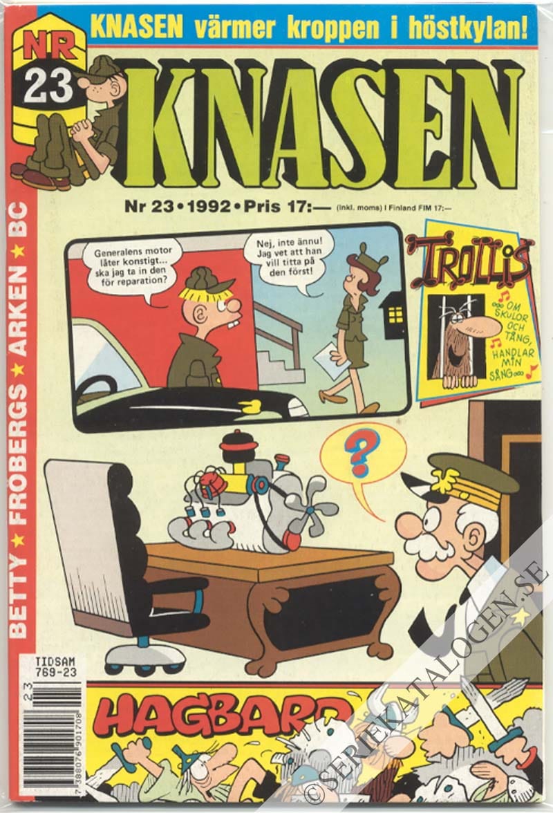Framsida på Knasen #23 (1992)