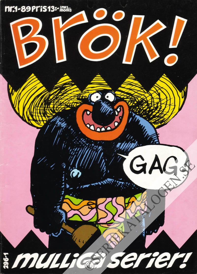 Framsida på Brök! #1 (1989)