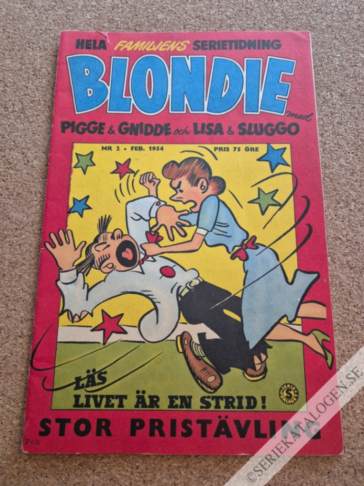 Framsida på Blondie #2 (1954)