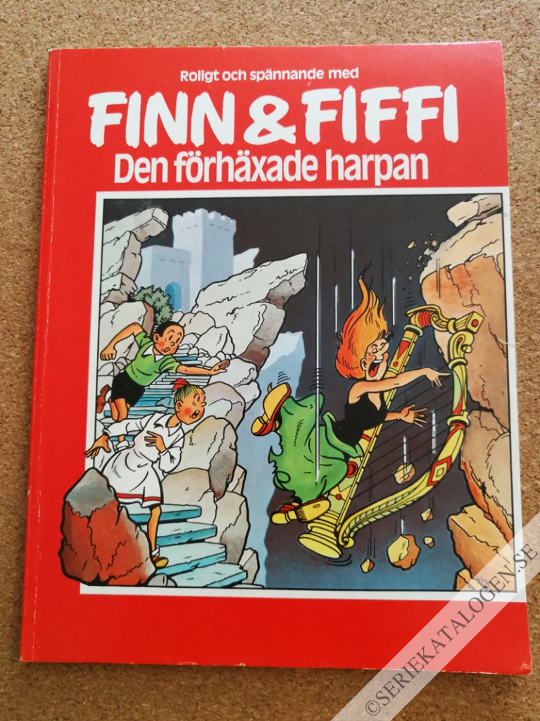 Framsida på Finn & Fiffi Den förhäxade harpan (19??)