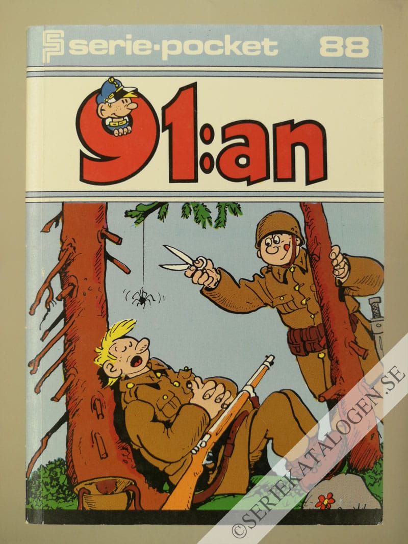 Framsida på Seriepocket #88 - 91:an (1980)