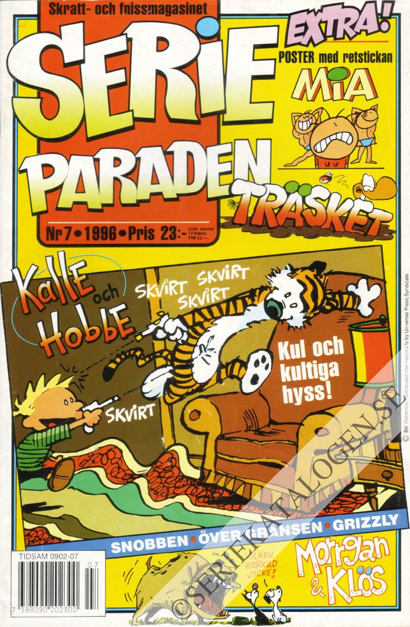 Framsida på Serie-paraden #7 (1996)