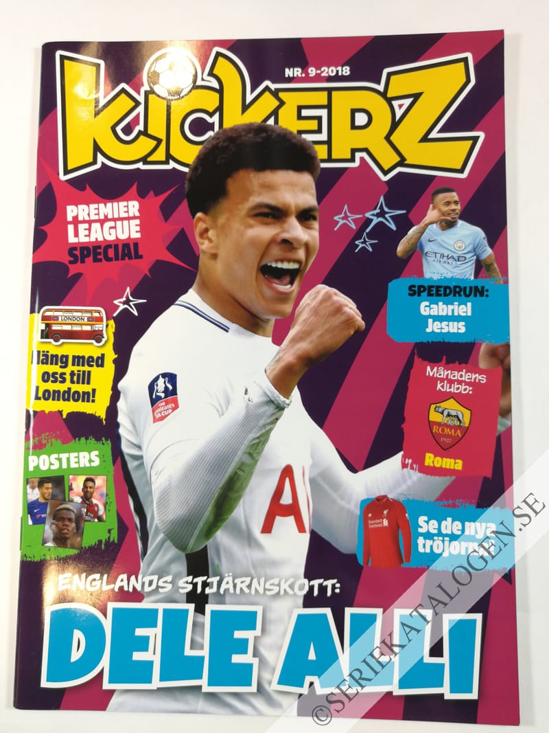 Framsida på Kickerz Football Club #9 (2018)
