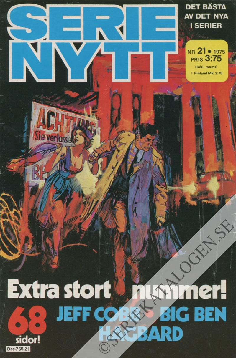 Framsida på Serie-Nytt #21 (1975)