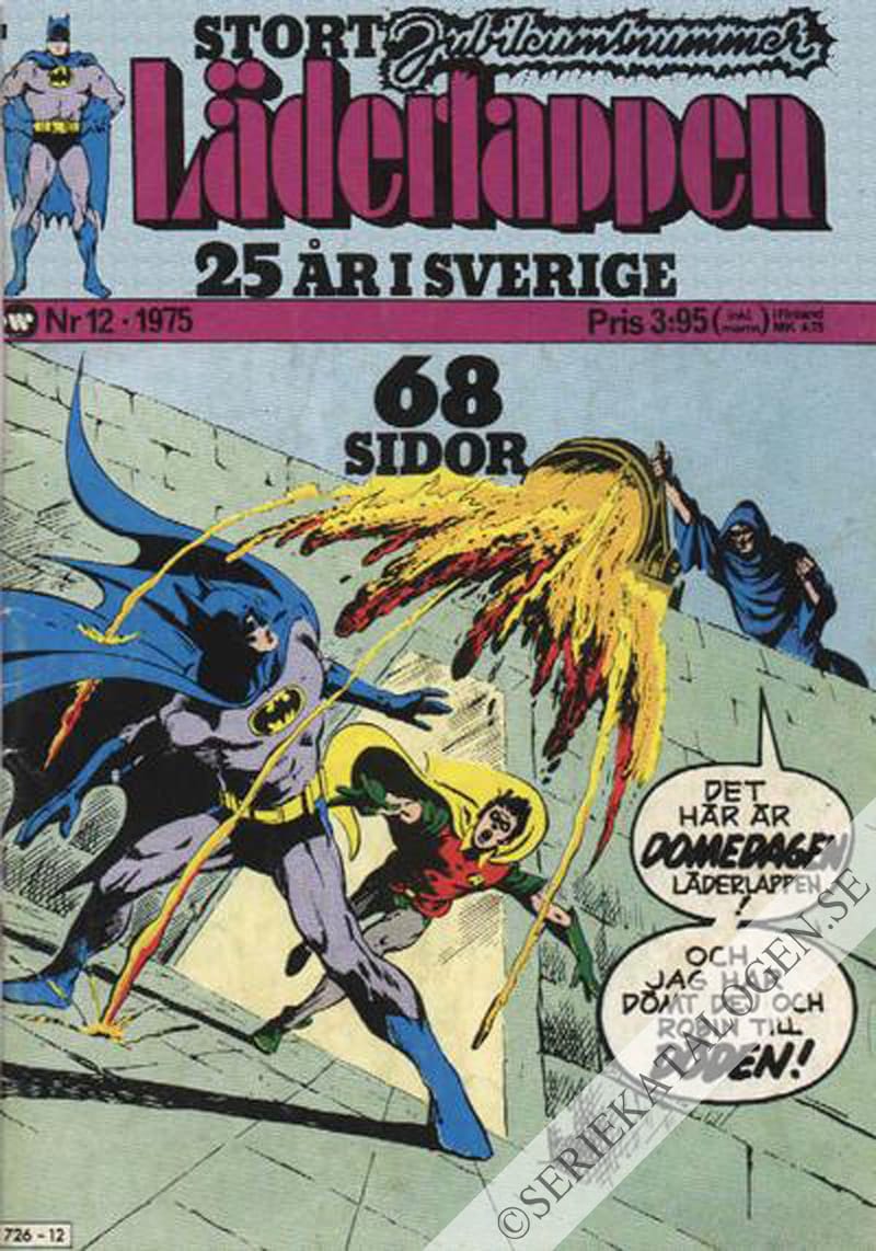 Framsida på Läderlappen och Robin #12 (1975)