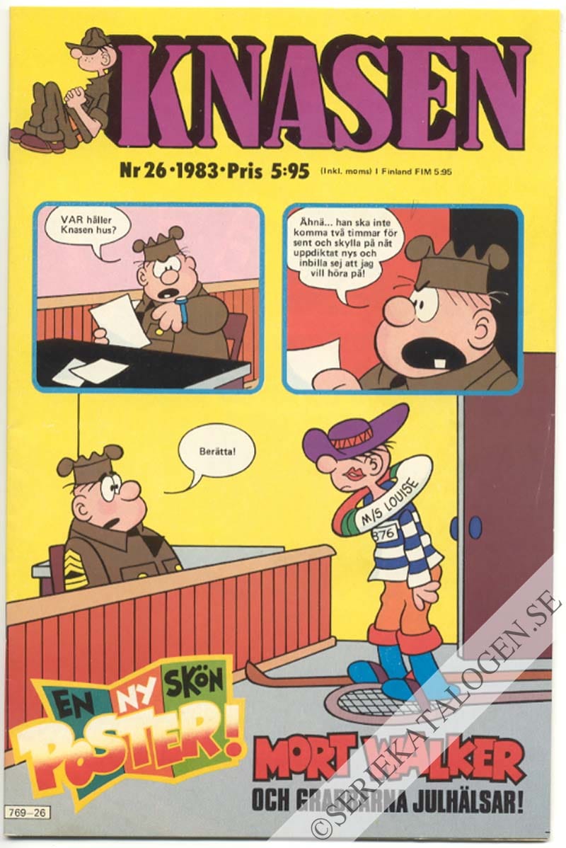 Framsida på Knasen #26 (1983)