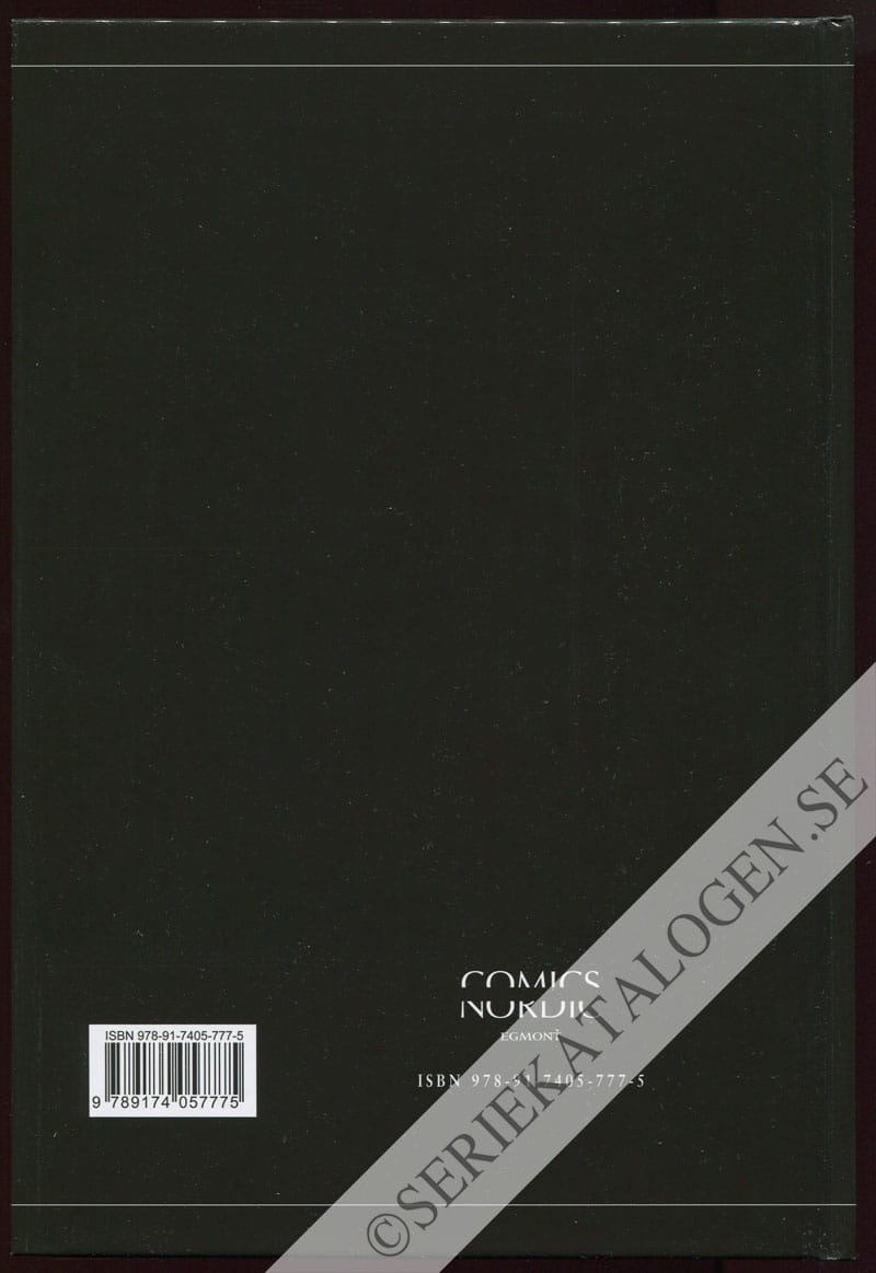Baksida utan skyddsomslag (2013)