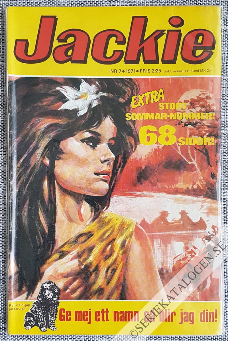 Framsida på Jackie #7 (1971)