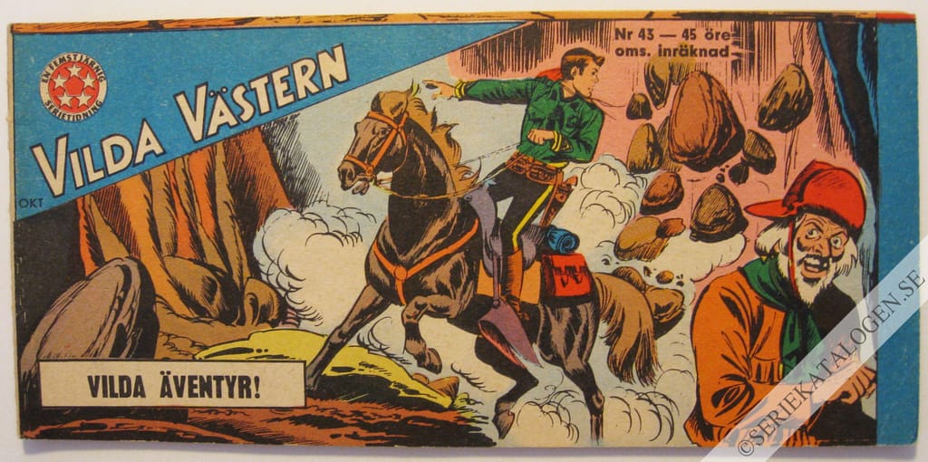 Framsida på Vilda Västern #43 (1966)