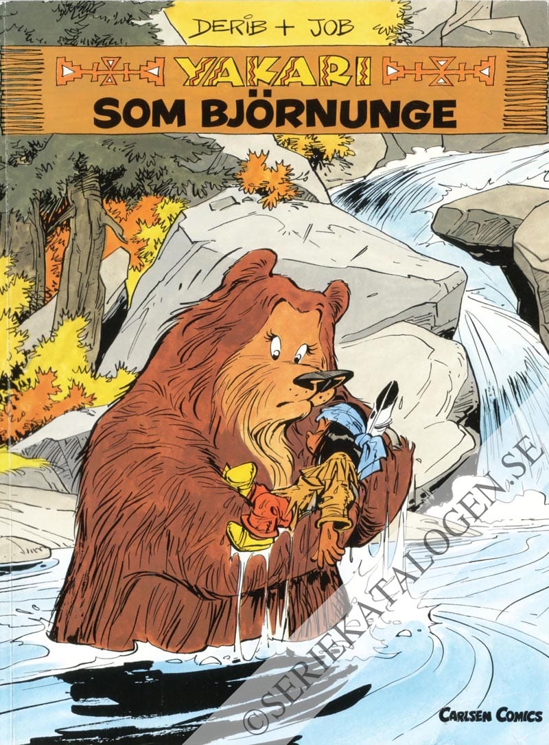 Framsida på Yakaris äventyr Yakari som björnunge (1990)
