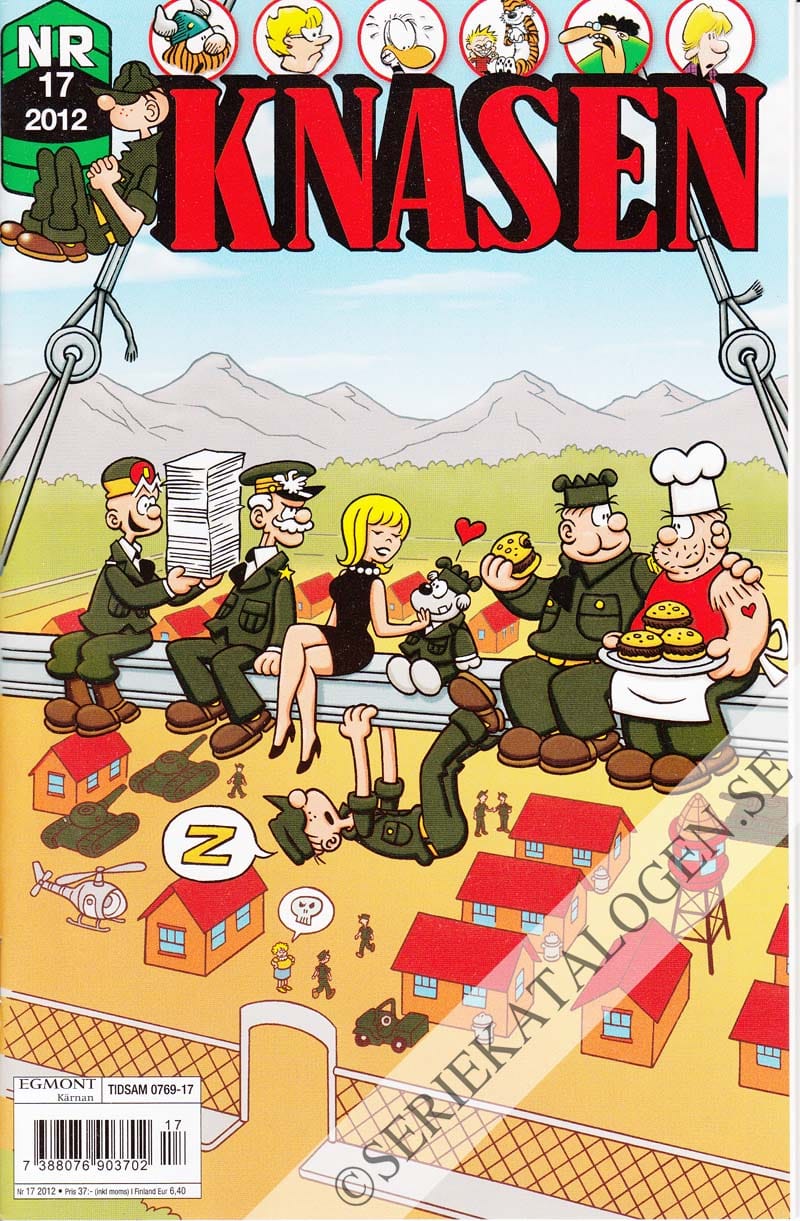 Framsida på Knasen #17 (2012)