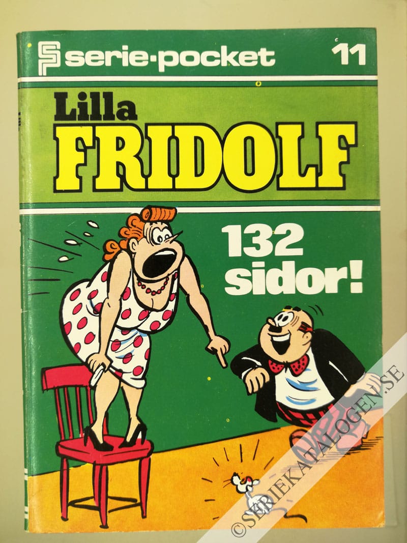 Framsida på Seriepocket Lilla Fridolf (1973)