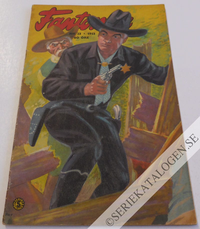 Framsida på Fantomen #23 (1953)
