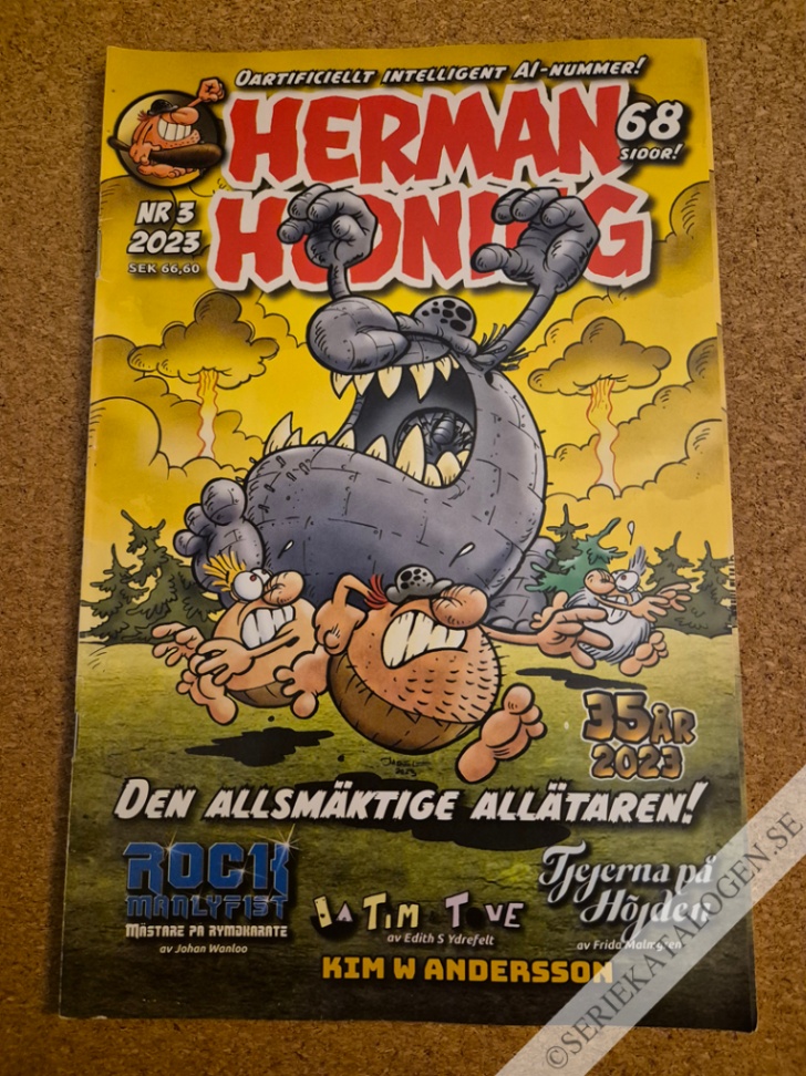 Framsida på Herman Hedning #3 (2023)