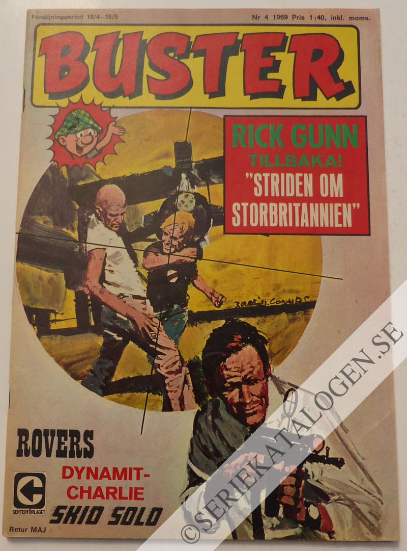 Framsida på Buster #4 (1969)