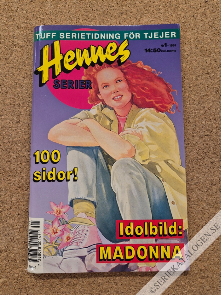 Framsida på Hennes serier #1 (1991)
