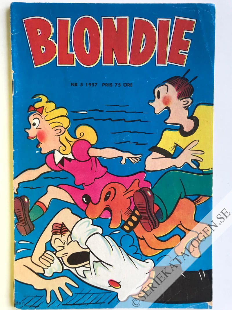 Framsida på Blondie #5 (1957)