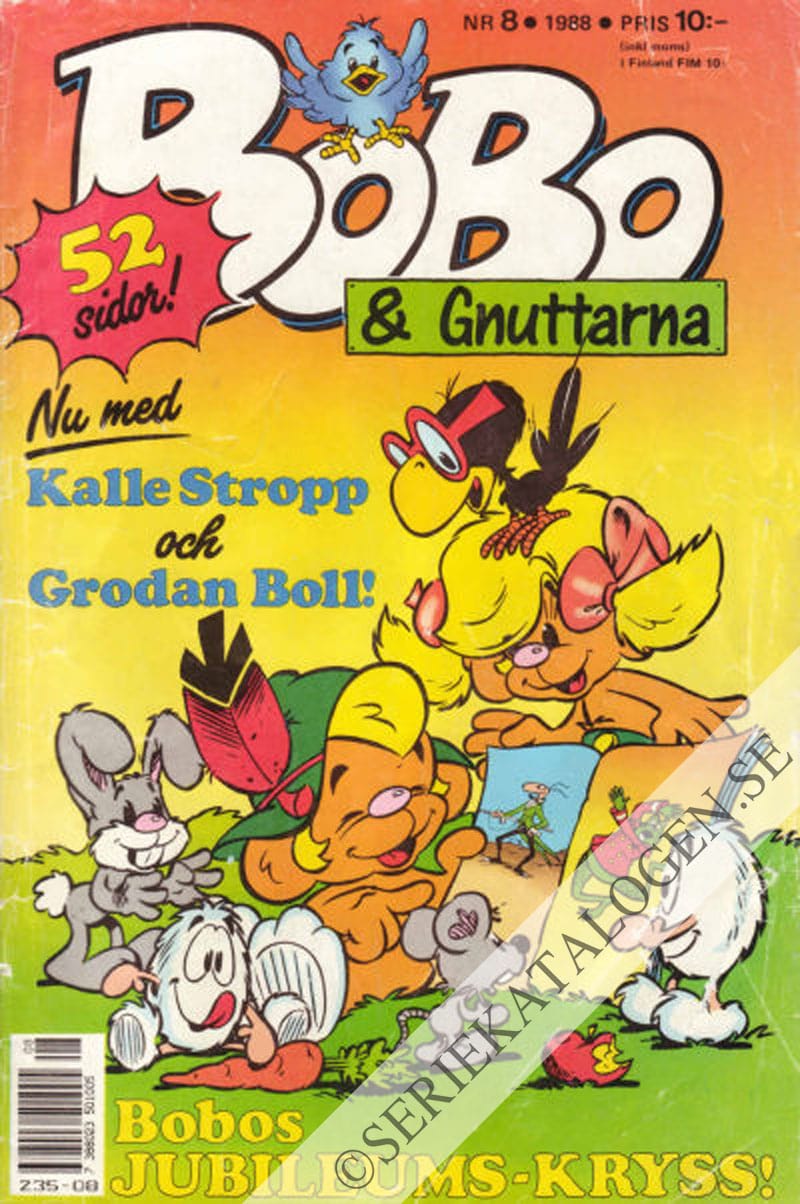 Framsida på Bobo & Gnuttarna #8 (1988)