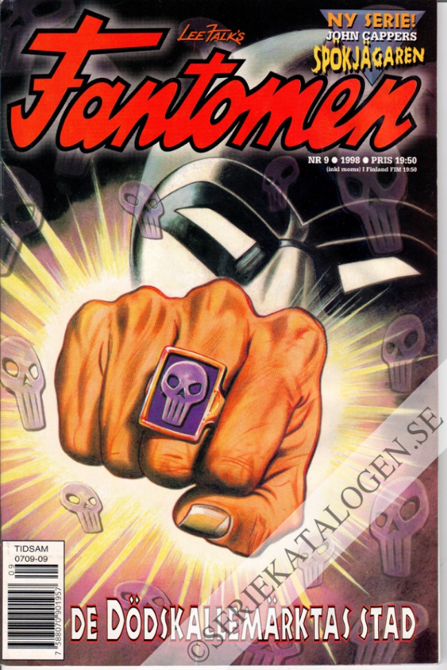 Framsida på Fantomen #9 (1998)