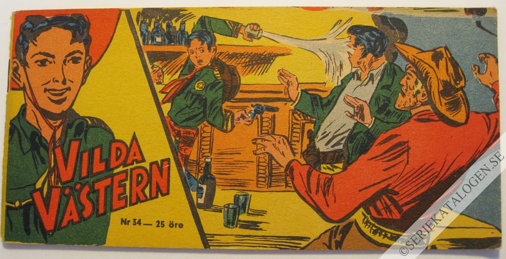 Framsida på Vilda Västern #34 (1958)