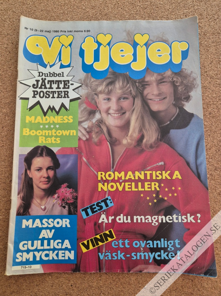 Framsida på Vi tjejer #10 (1980)