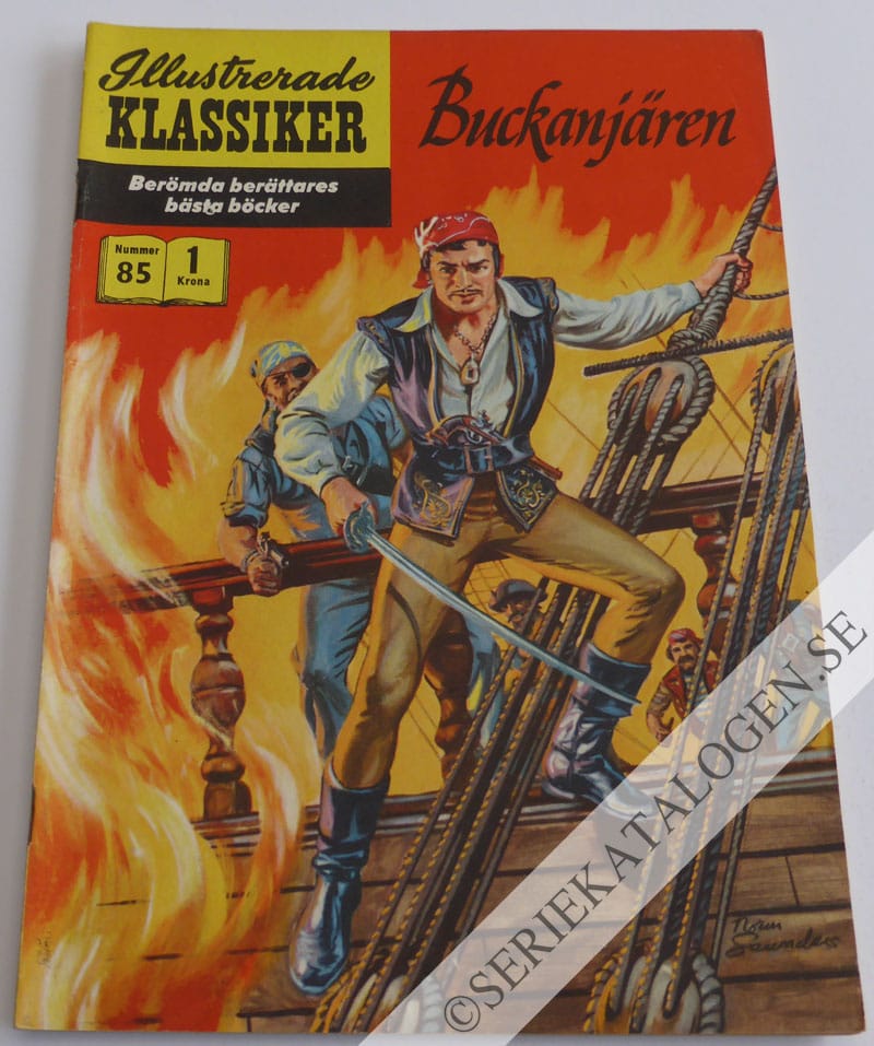 Framsida på Illustrerade Klassiker #85 - Buckanjären (1959)