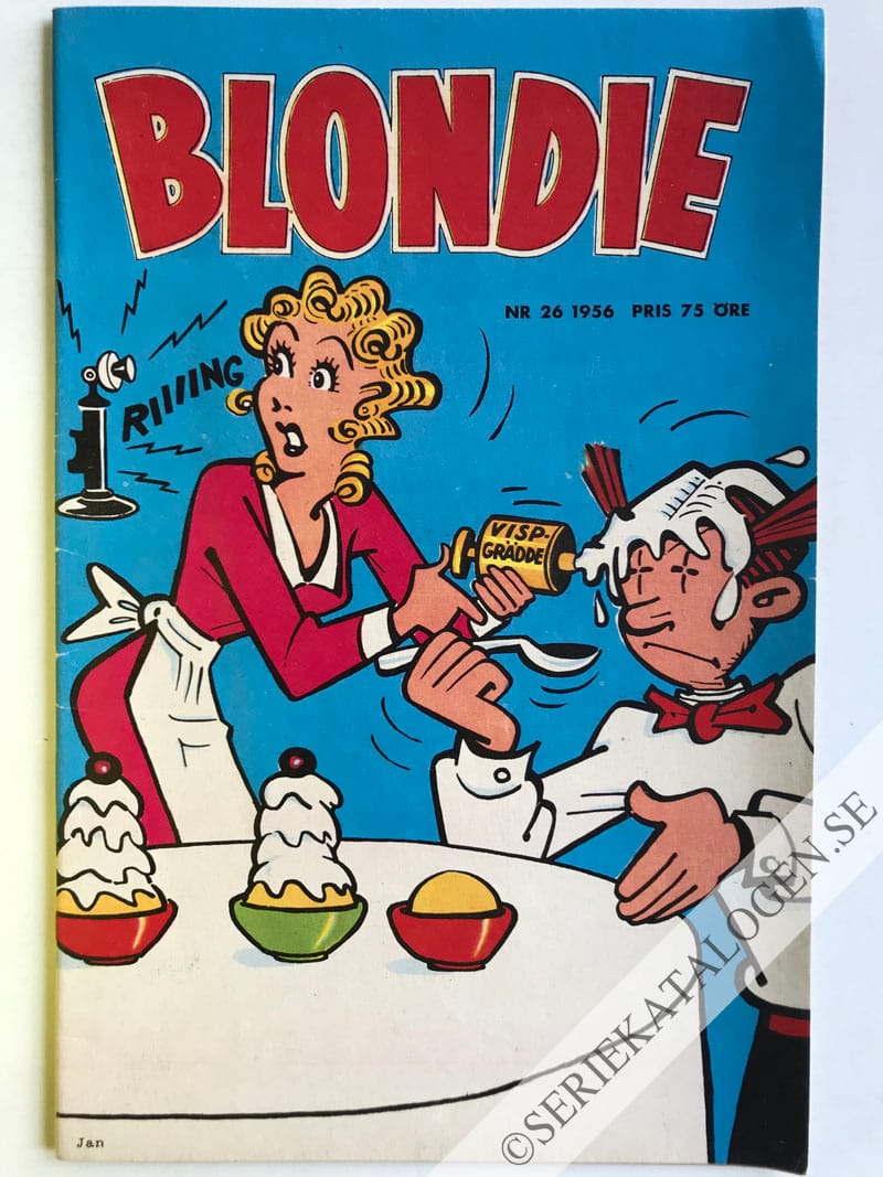 Framsida på Blondie #26 (1956)
