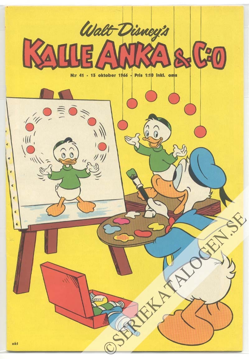 Framsida på Kalle Anka & C:o #41 (1966)