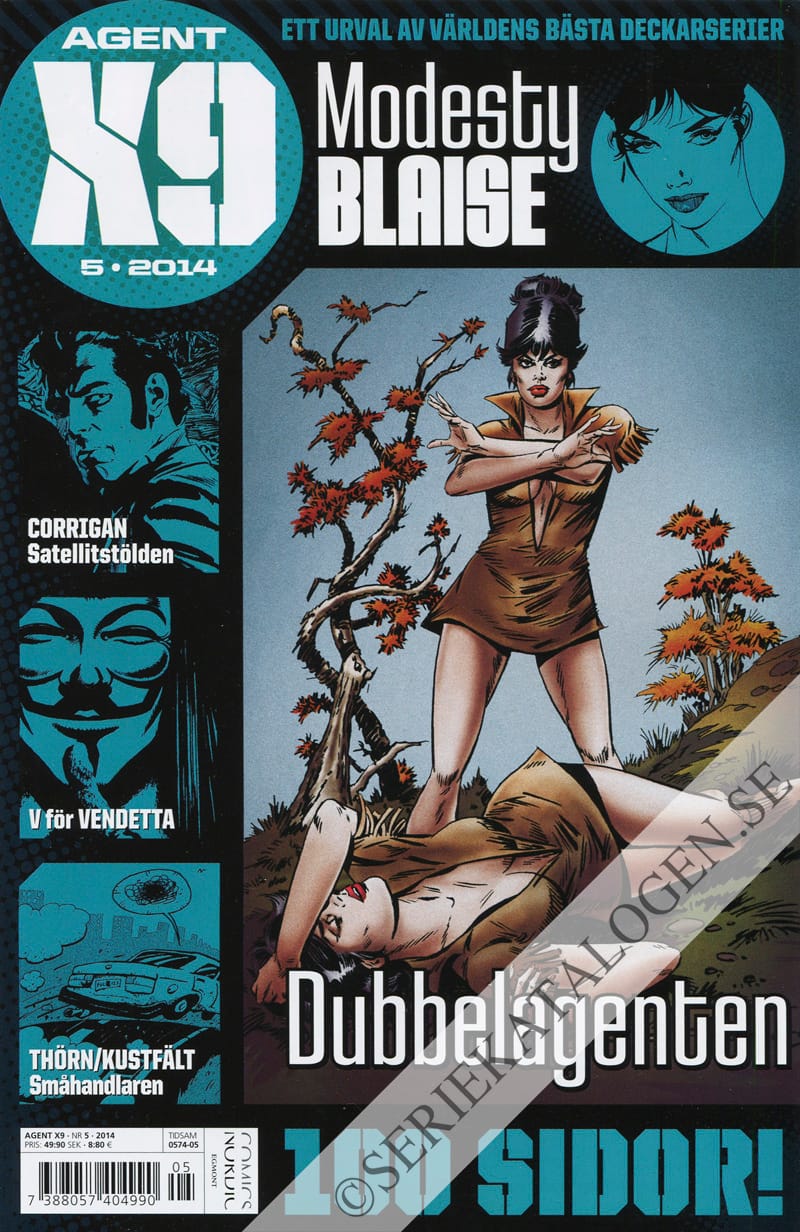 Framsida på Agent X9 #5 (2014)