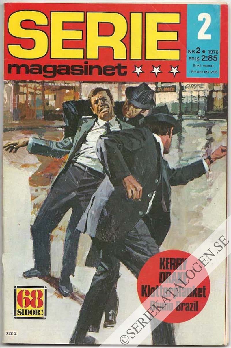 Framsida på Seriemagasinet #2 (1976)