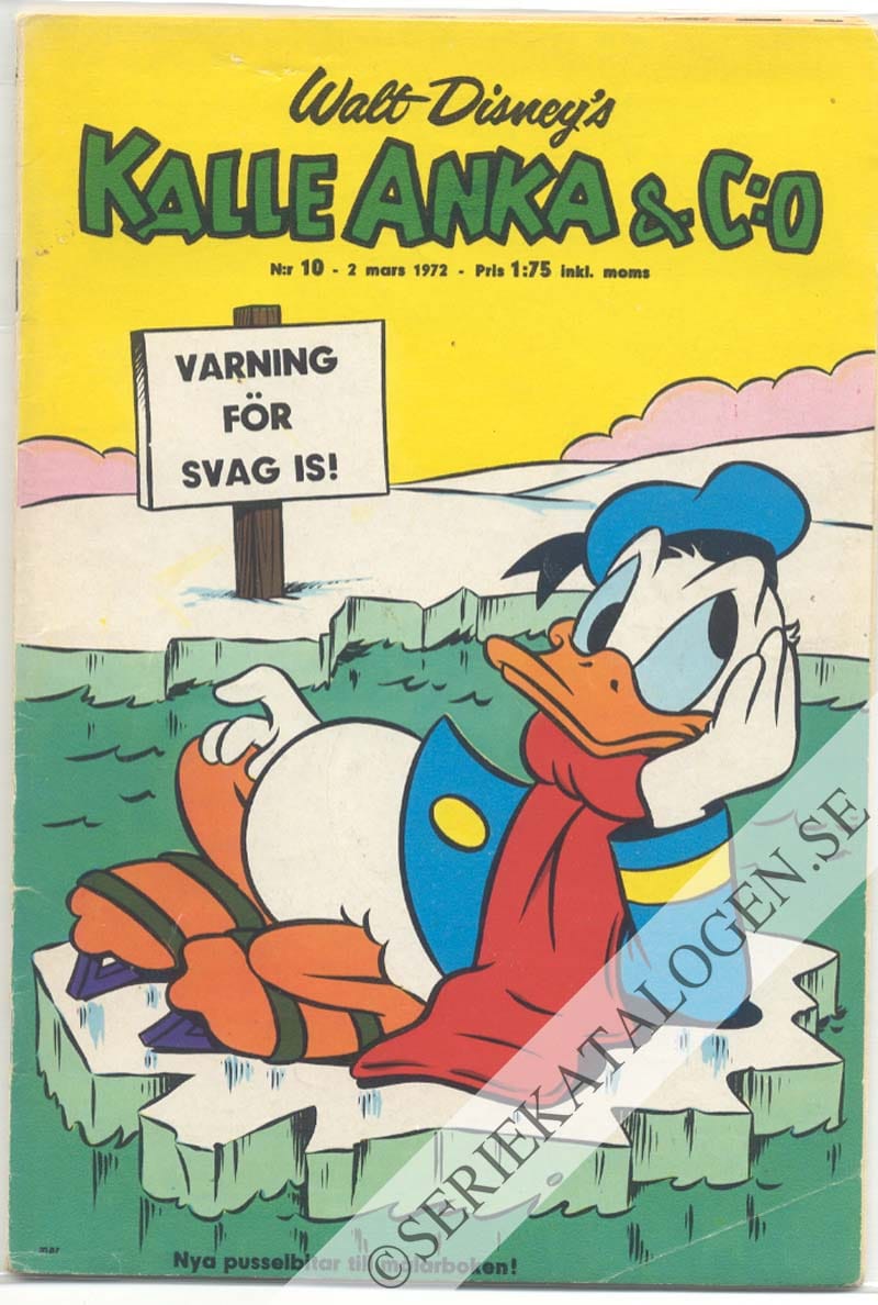 Framsida på Kalle Anka & C:o #10 (1972)