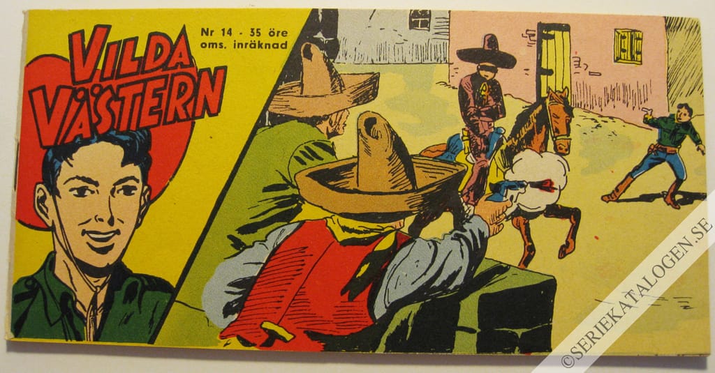 Framsida på Vilda Västern #14 (1962)