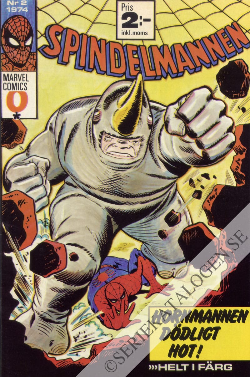 Framsida på Spindelmannen #2 (1974)