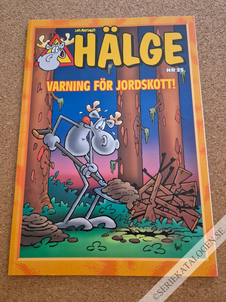 Framsida på Hälge Varning för jordskott! (2016)