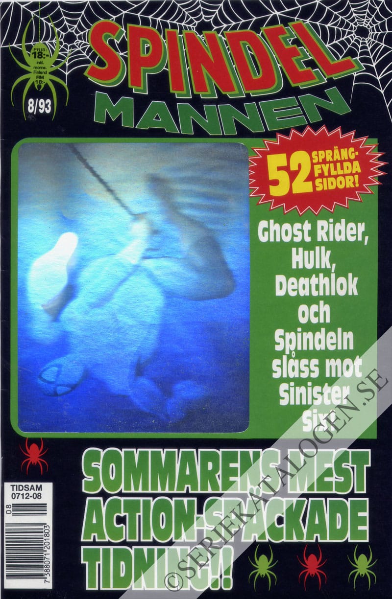 Framsida på Spindelmannen #8 (1993)