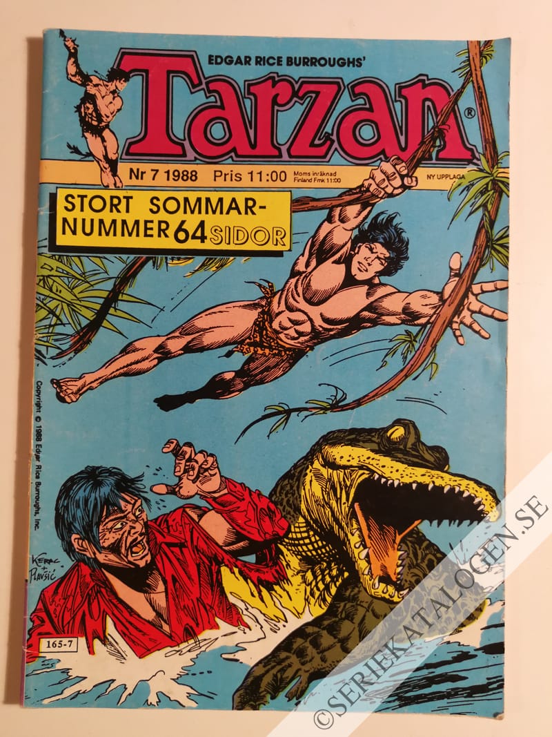 Framsida på Tarzan #7 (1988)