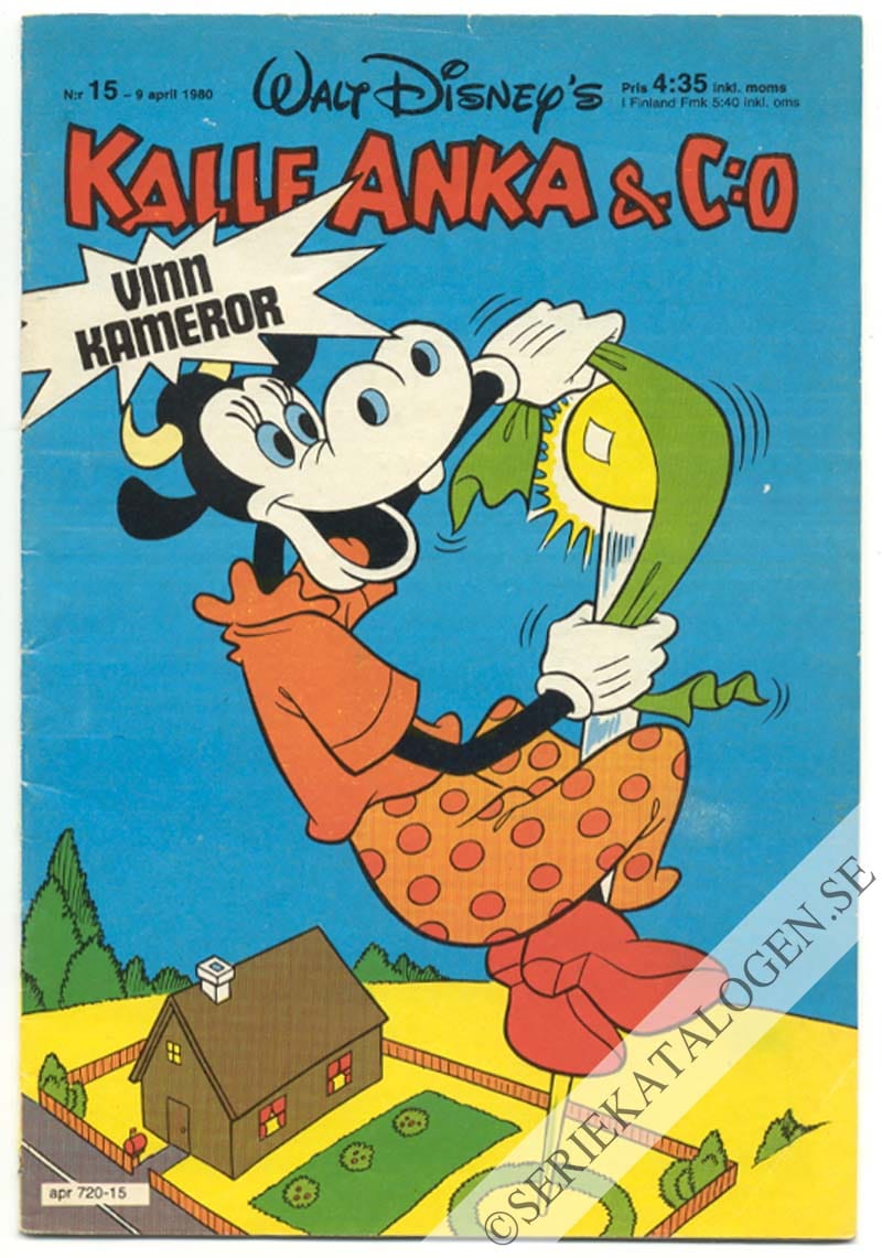 Framsida på Kalle Anka & C:o #15 (1980)