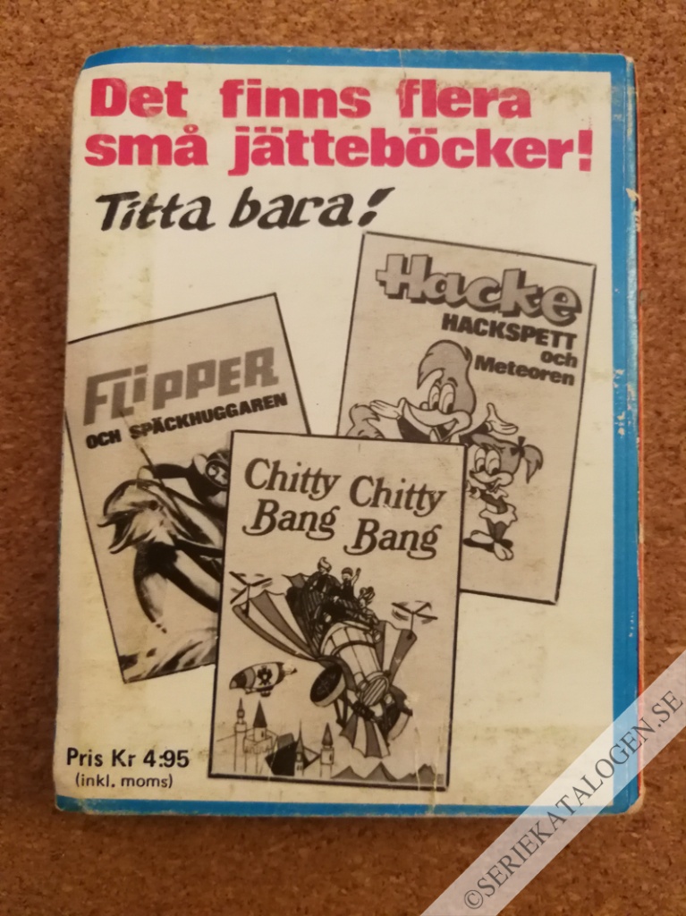 Baksida på Tom och Jerry möter herr Finger (1971)