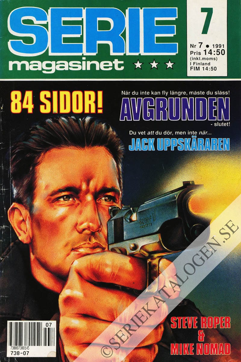 Framsida på Seriemagasinet #7 (1991)
