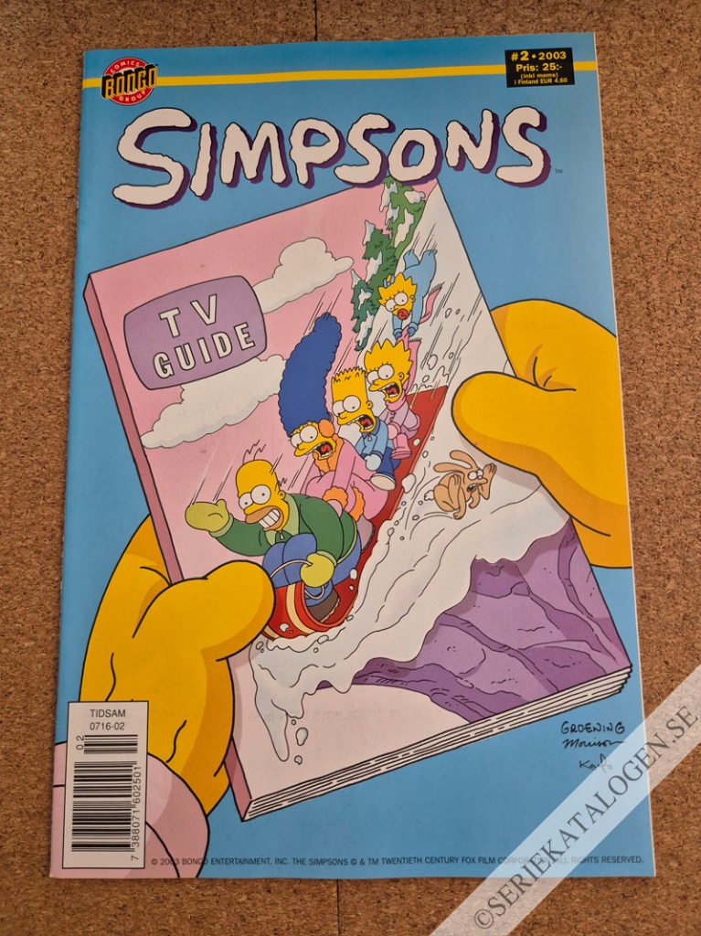 Framsida på Simpsons #2 (2003)