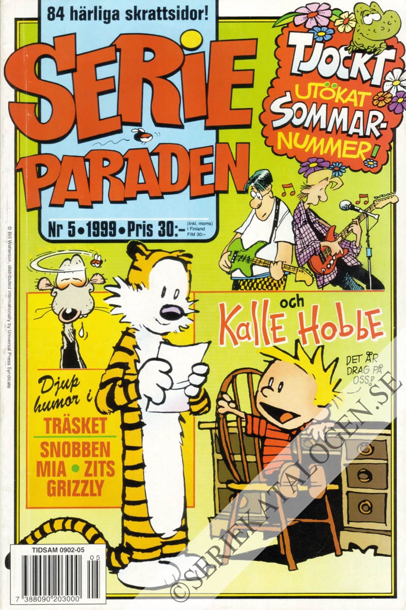Framsida på Serie-paraden #5 (1999)