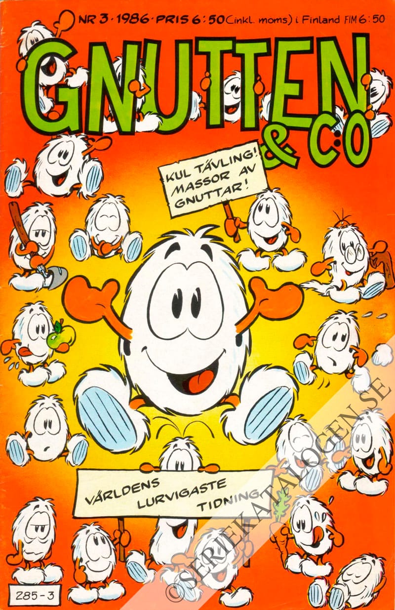 Framsida på Gnutten & C:o #3 (1986)