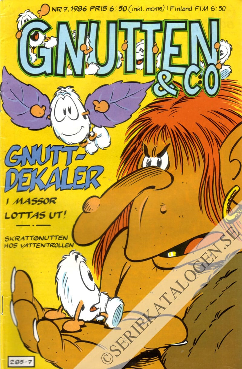 Framsida på Gnutten & C:o #7 (1986)
