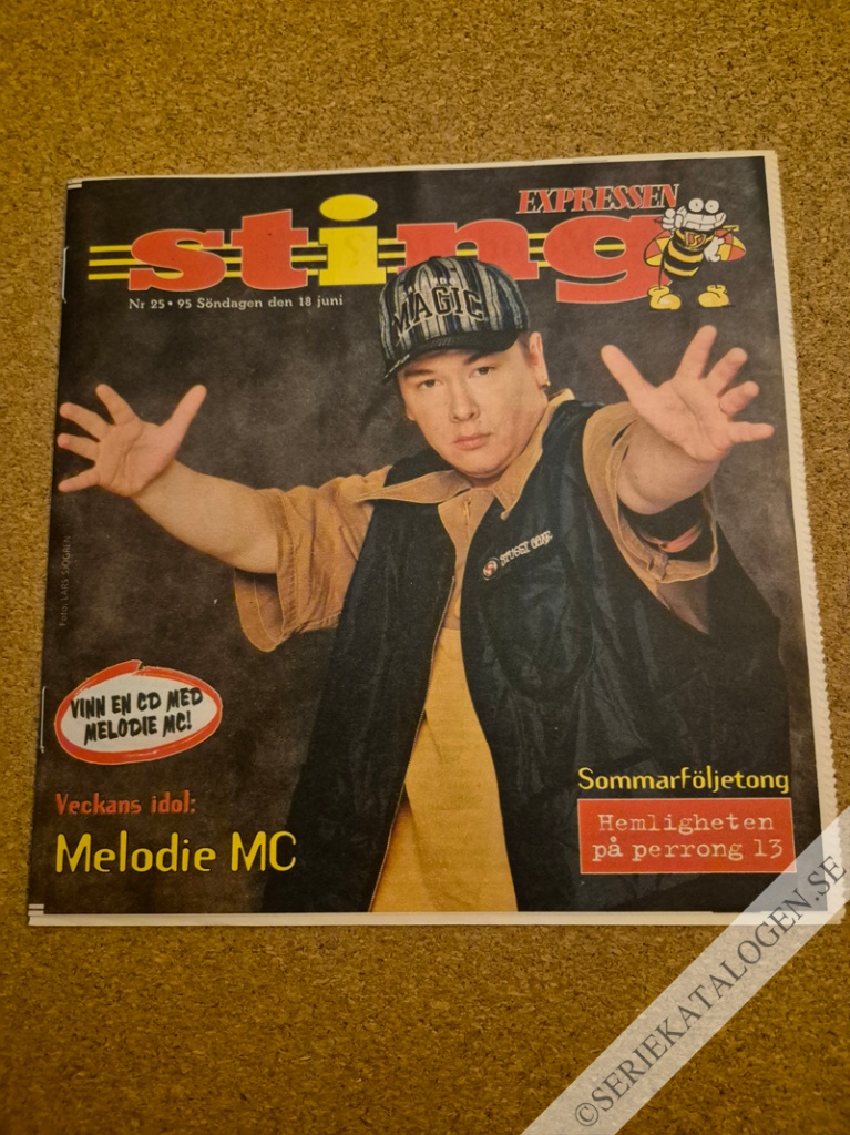 Framsida på Sting-Expressen #25 (1995)