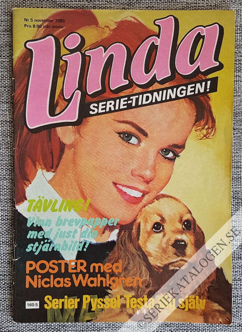 Framsida på Linda #5 (1985)