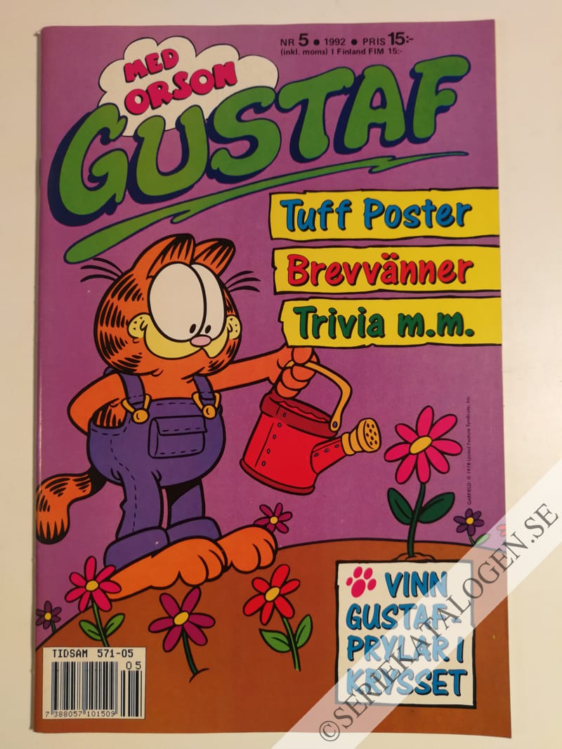 Framsida på Gustaf #5 (1992)