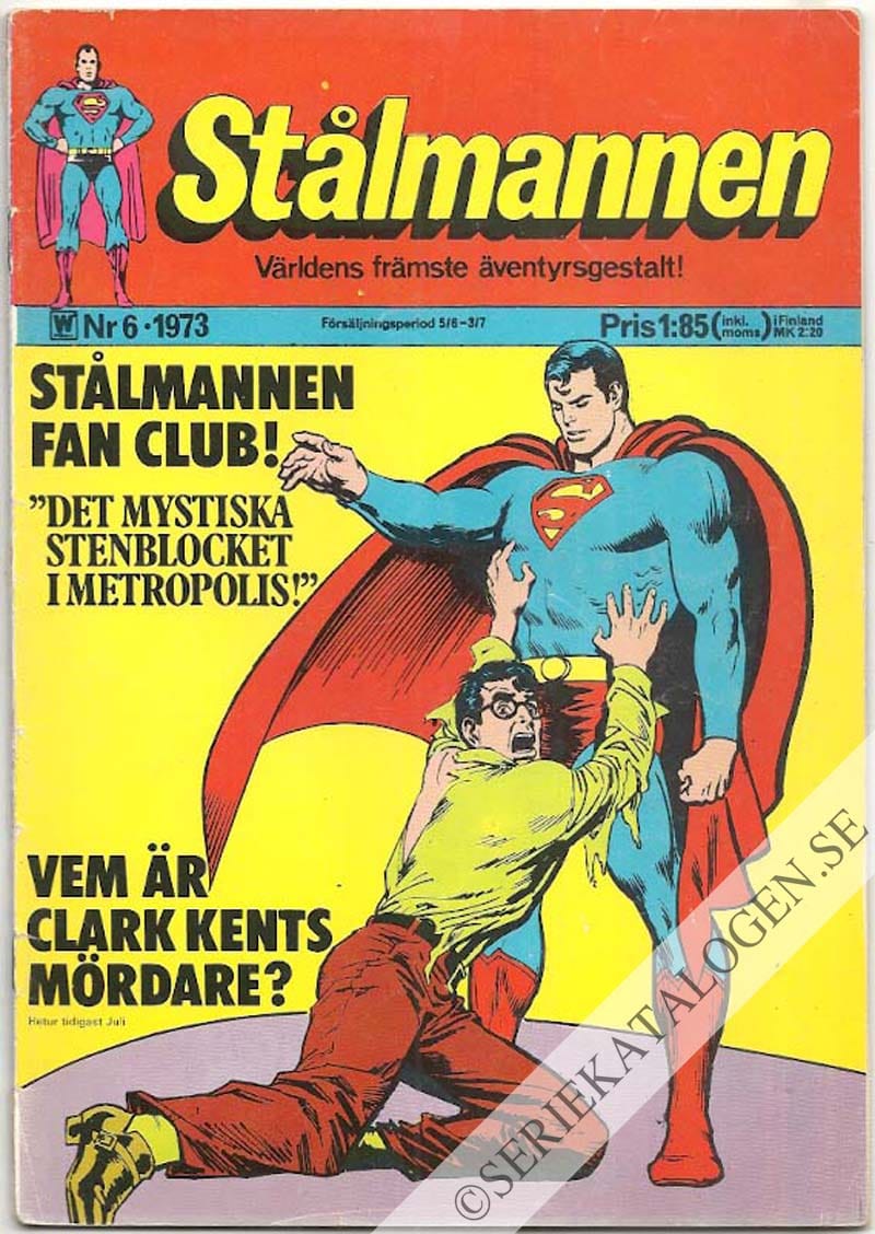 Framsida på Stålmannen #6 (1973)