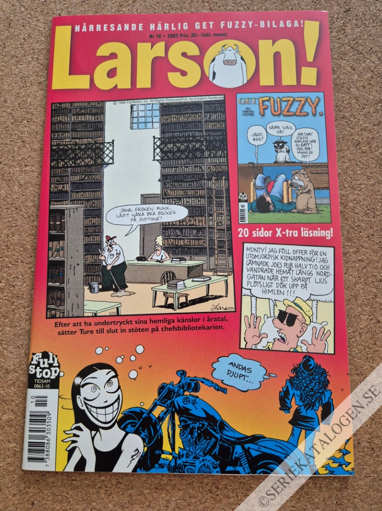 Framsida på Larson! #10 (2002)
