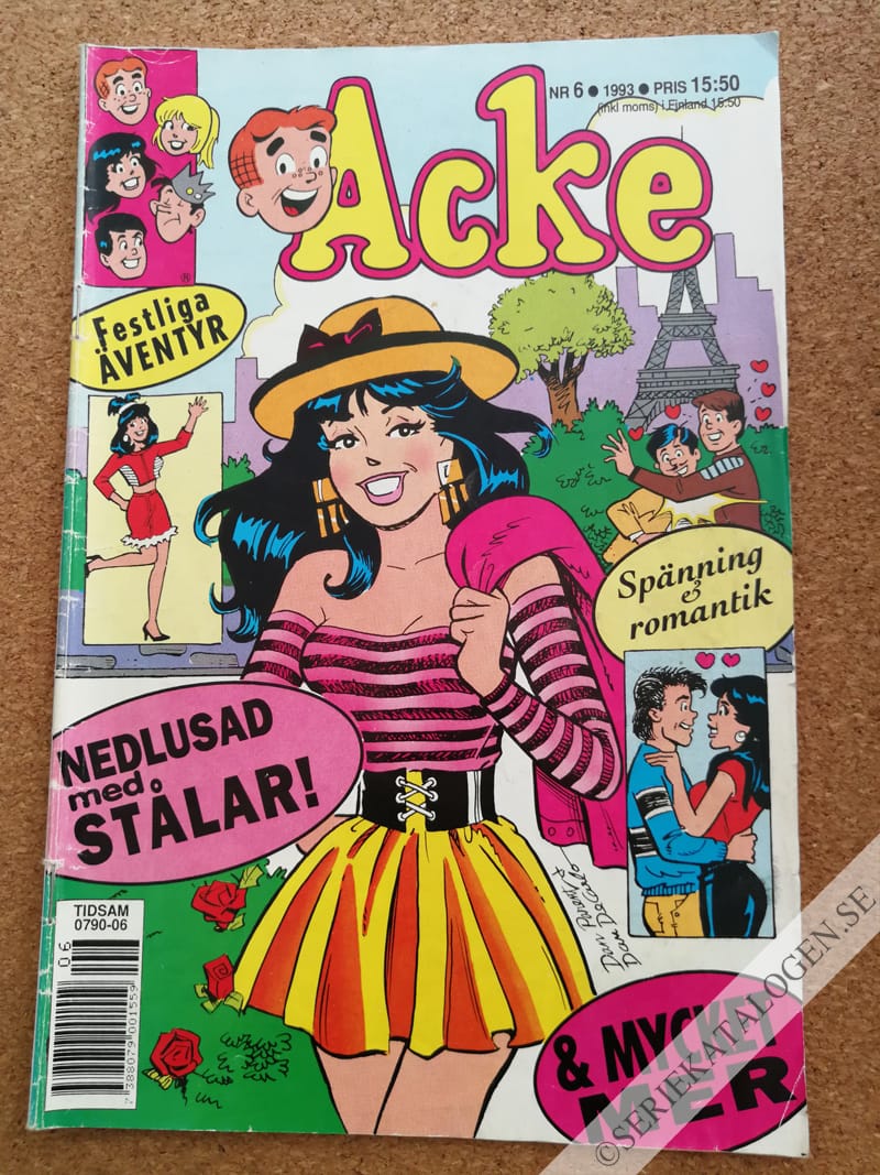 Framsida på Acke #6 (1993)